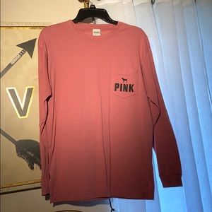 Pink long sleeve shirt